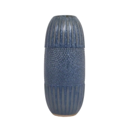 Βάζο Διακοσμητικό 38cm Blue 1-0033-00-035 Etiquette Κεραμικό