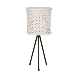 Κασπώ Με Βάση 192144 275-00-021 20x20x48cm Beige-Black Μέταλλο