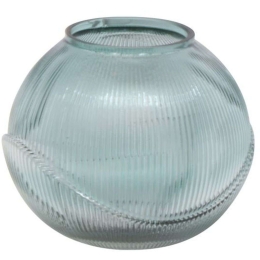 Διακοσμητικό Βάζο 373-122-844 20x20x16cm Veraman Γυαλί