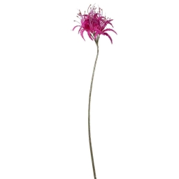 Τεχνητό Κλωνάρι Κρίνος Αράχνης 0861-7 90cm Dark Purple Supergreens Πολυέστερ