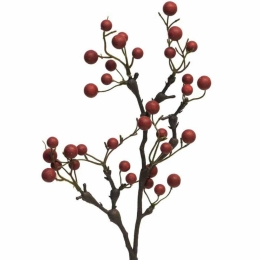 Τεχνητό Κλαδί Μούρο 4670-7 50cm Brown-Red Supergreens Πολυέστερ
