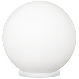 Φωτιστικό Επιτραπέζιο Rondo 85264 White Eglo Μέταλλο,Γυαλί