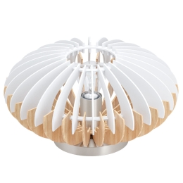 Φωτιστικό Επιτραπέζιο Sotos 96965 Natural-White Eglo Μέταλλο,Ξύλο