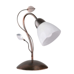 Επιτραπέζιο Φωτιστικό Traditio 500700128 Rust Trio Lighting Μέταλλο,Γυαλί