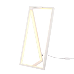 Φωτιστικό Επιτραπέζιο Edge 526810131 9W Led 21x17,5x44cm White Mat Trio Lighting Μέταλλο