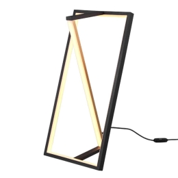 Φωτιστικό Επιτραπέζιο Edge 526810132 9W Led 21x17,5x44cm Black Mat Trio Lighting Μέταλλο