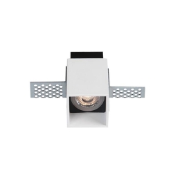 Σποτ Trimless Led 180004 1x7W COB 3000K 800Lm White Τετράγωνο Αλουμίνιο