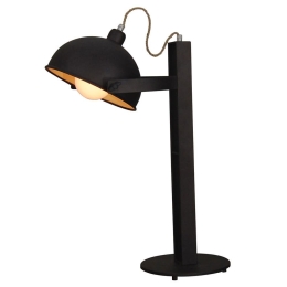 Επιτραπέζιο Φωτιστικό HL-211S-1TL 77-2936 Omaha Brown Rusty Homelighting Μέταλλο