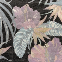 Χαλί Floral 22440-297 Black-Multi Merinos 160X230cm