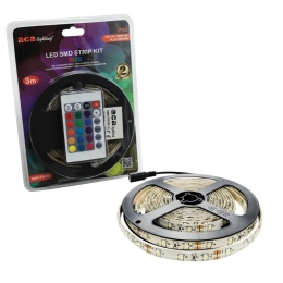Ταινία Led 3m Kit 3MKITRGB 6W/m RGB 100lm/m Aca
