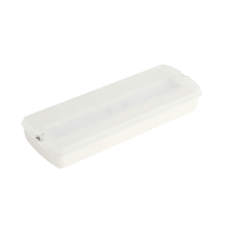 Φωτιστικό Ασφαλείας Hapes260 2W 6000K 100lm White Aca Πλαστικό