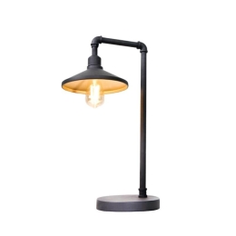 Επιτραπέζιο Φωτιστικό AR4171T56BG 1ΧΕ27 34Χ22ΧH56 Black-Gold Aca Decor Μέταλλο