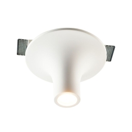 Σποτ Οροφής Trimless G1018S 1XGU10 D23XH15 White Aca Στρόγγυλο Γύψος