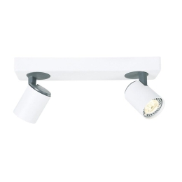 Φωτιστικό Οροφής Σποτ RA312S32WG 2XGU10 32Χ7Χ12 White Aca Decor Αλουμίνιο