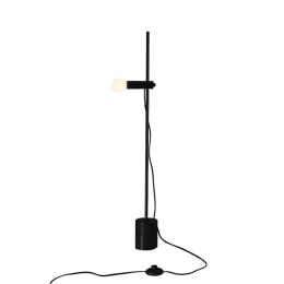 Επιτραπέζιο Φωτιστικό OD581T58B 1XE14 D9XH58CM Hera Black Aca Decor Μάρμαρο