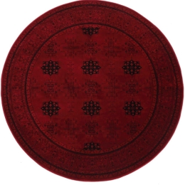 Χαλί Afgan 8127A Round Dark Red Royal Carpet 160X160 Round