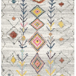 Χαλί Tikal Shaggy 889 I Grey-Multi Royal Carpet 160X235cm