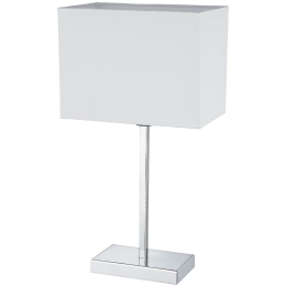 Επιτραπέζιο Φωτιστικό Toby 4057900 Η500 White Viokef Μέταλλο,Ύφασμα