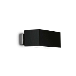 Φωτιστικό Τοίχου Box 009513 20x70x14cm 2xG9 40W Black Ideal Lux