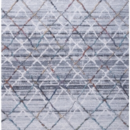 Χαλί Monza 8074/110 Grey-Multi Colore Colori 130X190cm