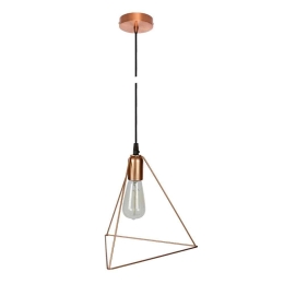 Φωτιστικό Οροφής 30x30x30cm Copper  VK/0310/COP VKLed Μέταλλο