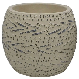Κασπώ 06-00-23405 Φ18x15,5cm Beige Marhome Κεραμικό