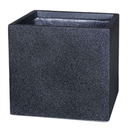 Κασπώ Πήλινο 06-00-20717-L 50x50x50cm Black Marhome Πηλός