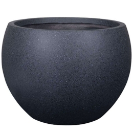 Κασπώ Πήλινο 06-00-22906-L Φ55x37cm Black Marhome Πηλός