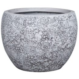 Κασπώ Πήλινο 06-00-23211-M Φ41x29cm White-Grey Marhome Πηλός