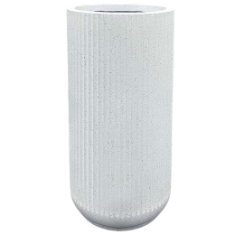 Κασπώ Πήλινο 06-00-23209-S Φ26x50cm White Marhome Πηλός
