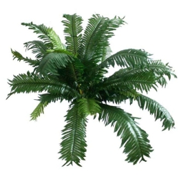 Τεχνητό Κρεμαστό Φυτό Τσίκας 00-00-1562 50x40cm Green Marhome Συνθετικό Υλικό