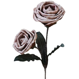 Τεχνητό Λουλούδι Τριαντάφυλλο 00-00-6072-4 61cm Brown Marhome Foam