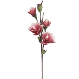 Τεχνητό Λουλούδι Καμέλια 00-00-6126-3 40x85cm Coral Marhome Foam