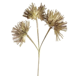 Τεχνητό Κλαδί Αχινός 00-00-6096-2 95cm Yellow Marhome Foam