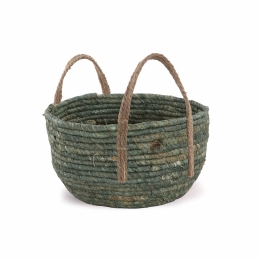 Καλάθι Seagrass Trevis D.25X14 Green Nef-Nef Seagrass