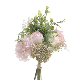 Διακοσμητικό Λουλούδι-Μπουκέτο 3-85-505-0060 Pink Υ38 Inart Ύφασμα