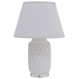 Φωτιστικό Επιτραπέζιο 3-15-959-0053 Δ36Χ53 White-Ivory E27 Inart Κεραμικό