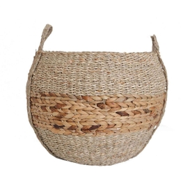 Καλάθι Mokan 0550029 (32x30x30/38) Natural Soulworks Ψάθα