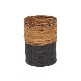 Καλάθι Pavia Small 0490100 (33x33x43cm) Natural-Anthracite Soulworks Rattan
