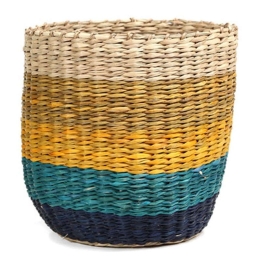 Καλάθι July Small 0510070 (19x20) Natural-Multi Soulworks Seagrass