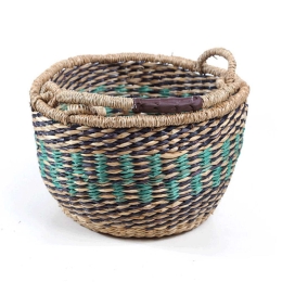 Καλάθι Διακοσμητικό Frost M 0680078 30x30x18cm Multi Soulworks Seagrass