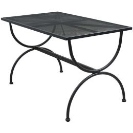 Τραπέζι Κήπου 0030-124-022 120x70x72cm Grey