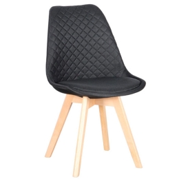 Καρέκλα Bianca S 10.1226 50x55x47-83.5cm Black Zita Plus