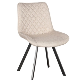 Καρέκλα Μεταλλική Alesia S 11.1308 53x61x52-86cm Beige Zita Plus