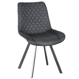 Καρέκλα Μεταλλική Alesia S 11.1309 53x61x52-86cm Black Zita Plus