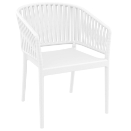 Πολυθρόνα Portofino 20.087 58x58x80cm White Siesta