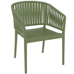 Πολυθρόνα Portofino 20.0874 58x58x80cm Olive Green Siesta