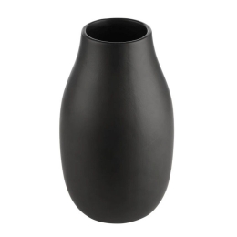 Βάζο Κεραμικό Bugallon 421035 15x26cm Black Eglo Κεραμικό