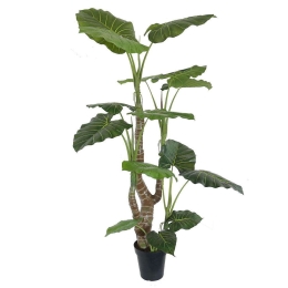 Τεχνητό Δέντρο Αλοκάσια Elephant Ears 4250-6 90x90x180cm Green Supergreens Πολυαιθυλένιο
