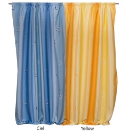 Κουρτίνα Κάλια Ασσορτί Με Τρέσα Yellow Viopros 280x270cm 280x270cm Πολυέστερ